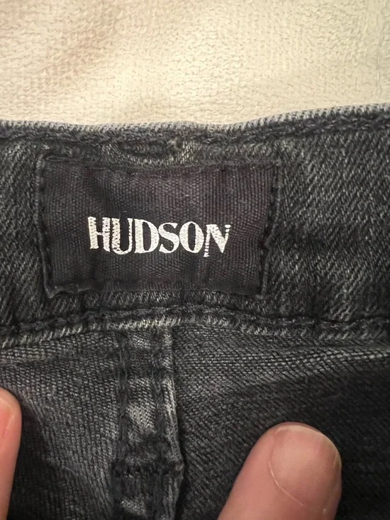 Hudson Natalie Midrise Super Skinny Ankle | Size 28 | Black Denim | Like New - Picture 15 of 15